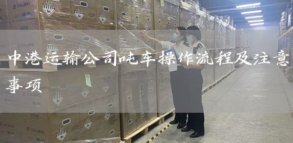 中港运输公司吨车操作流程及注意事项(图1)